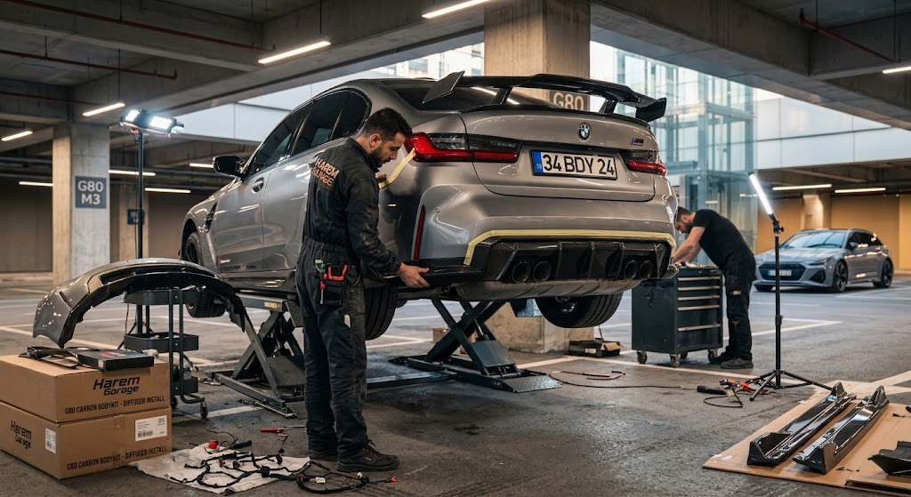 Mersin Bodykit uygulama ve araç detay görüntüsü